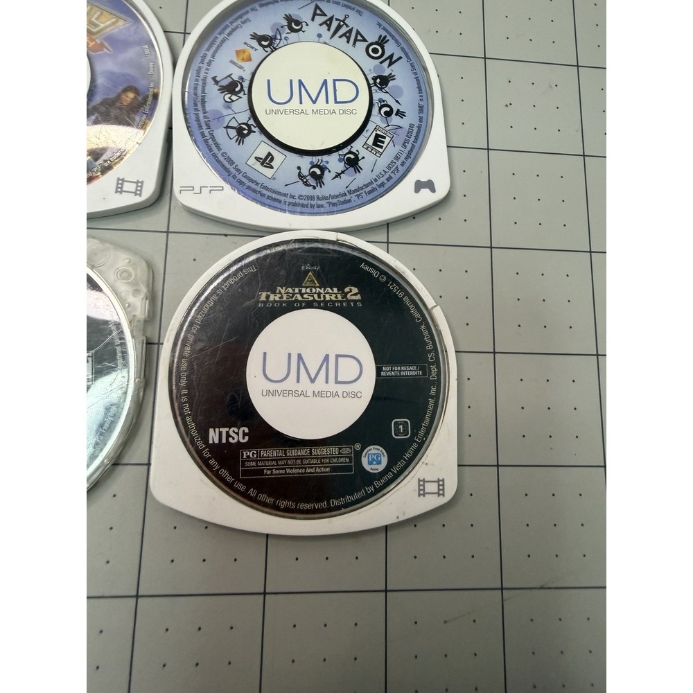 PSP UMD Game & Movie Lot Patapon Star Wars Force Unleashed National Treasure Sky - Picture 5 of 5